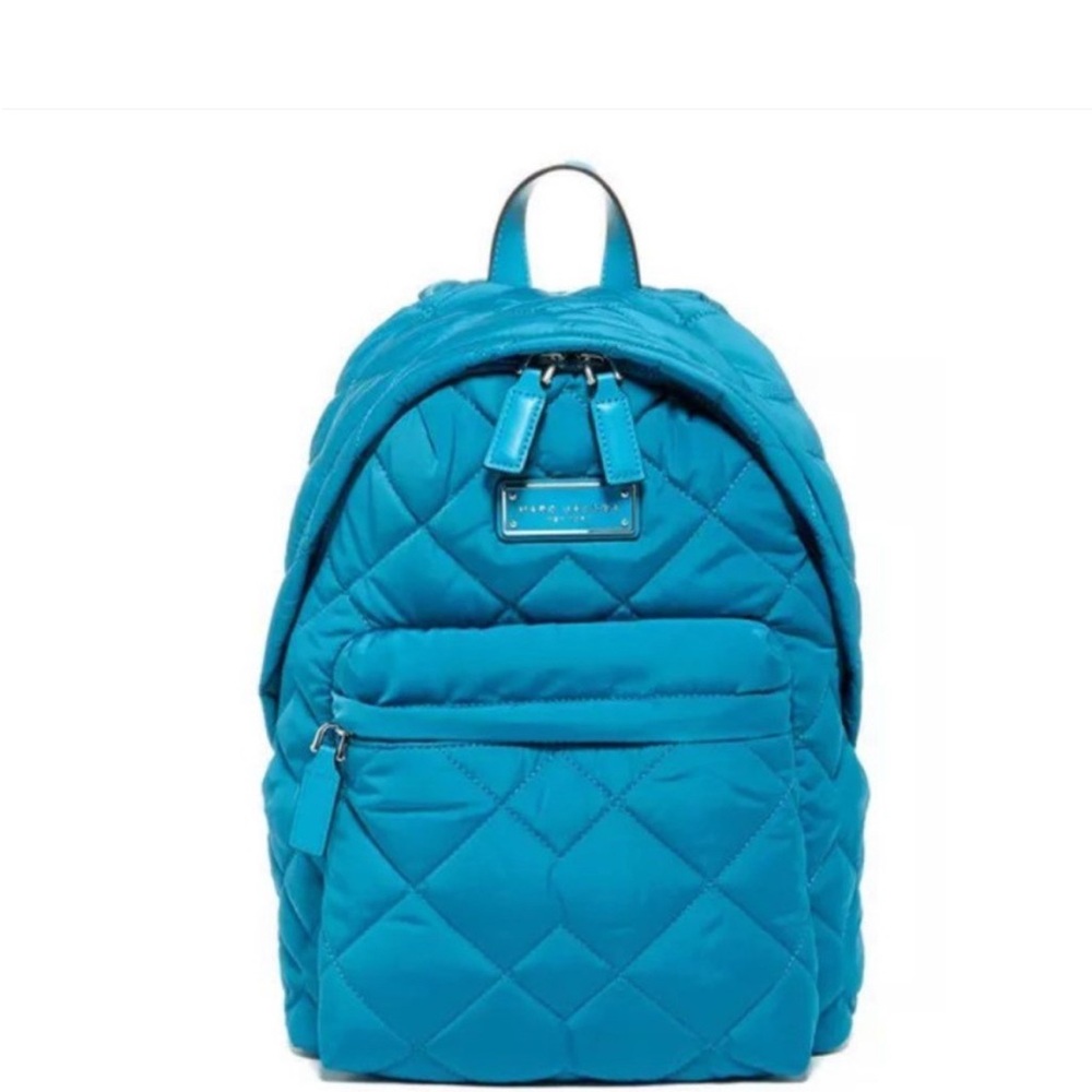 Marc Jacobs Quilted Blue Backpack
